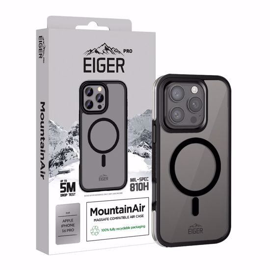 Picture of Eiger Eiger Pro MountainAir Magsafe Case for iPhone 16 Pro in Black