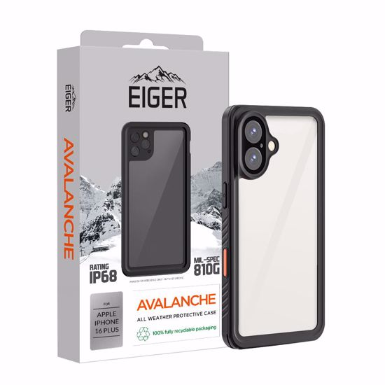 Picture of Eiger Eiger Avalanche Case for iPhone 16 Plus in Black