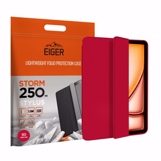 Picture of Eiger Eiger Storm 250m Stylus Case for iPad Air 11 (2024)/ Air (2022) in Red