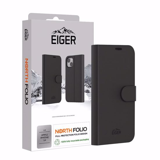 Picture of Eiger Eiger North Folio Case for iPhone 14 in Black